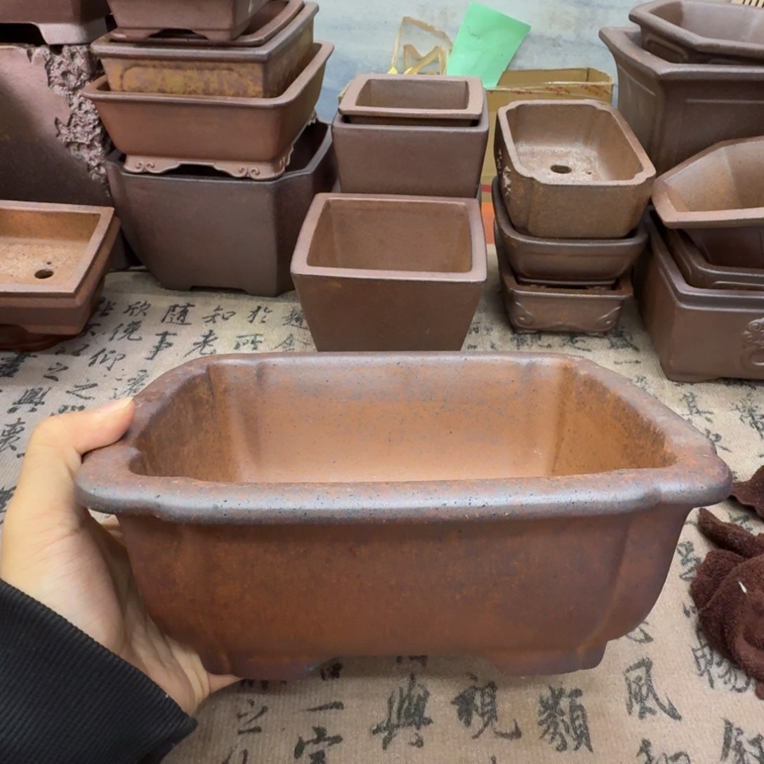 紫砂花盆63号宜兴紫砂正品22x18x7.5