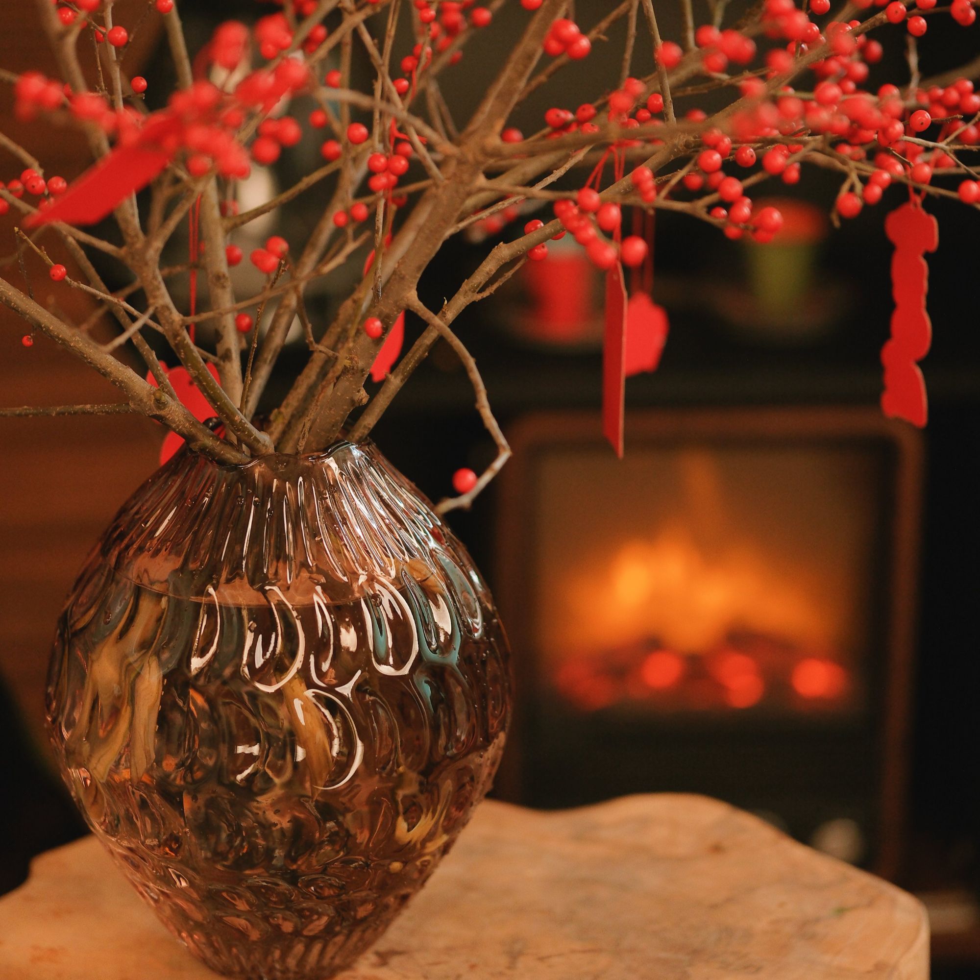 新品网红高级波浪纹鲜花干花专用插花器居家生活艺术摆件雪柳龙柳