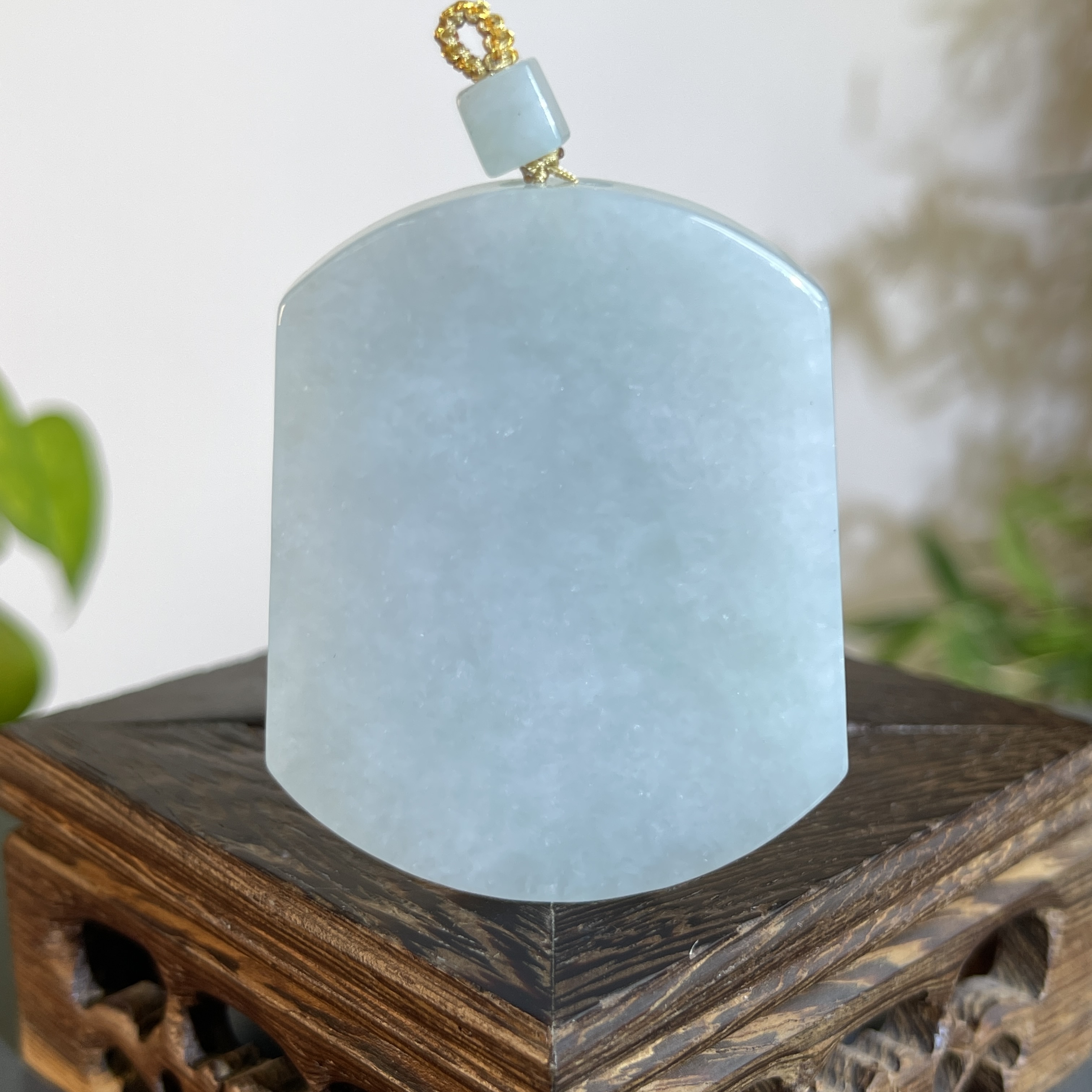 JXB17-24  天然缅甸A货翡翠 无事牌