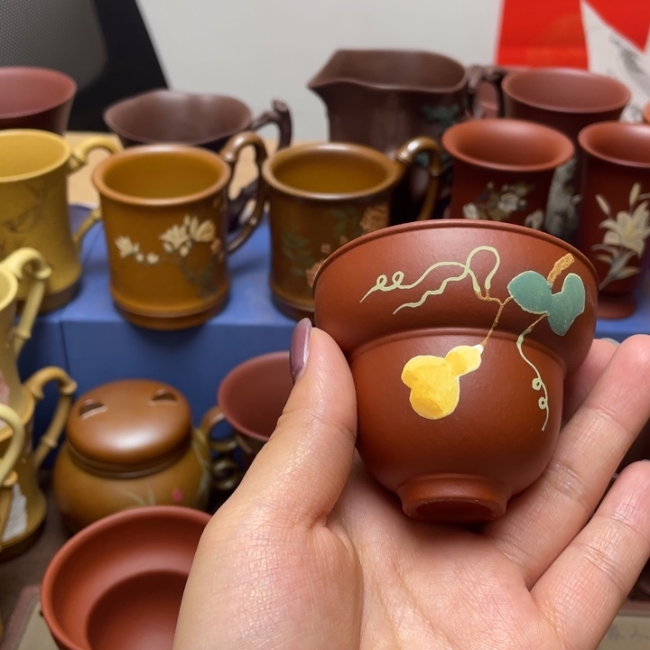 紫砂茶杯紫砂主人杯