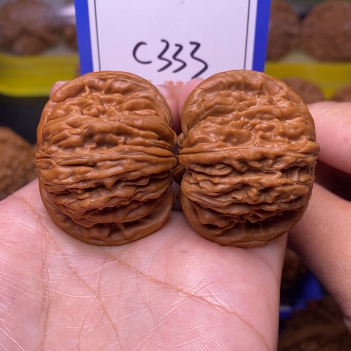 把件文玩核桃41四座楼c333