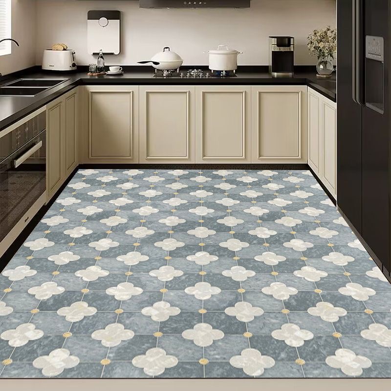 厨房地垫防水防油可擦免洗皮革阳台地毯门厅满铺防滑入户玄关脚垫