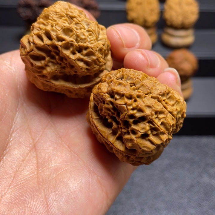 文玩核桃吊坠F三角蛙37.8