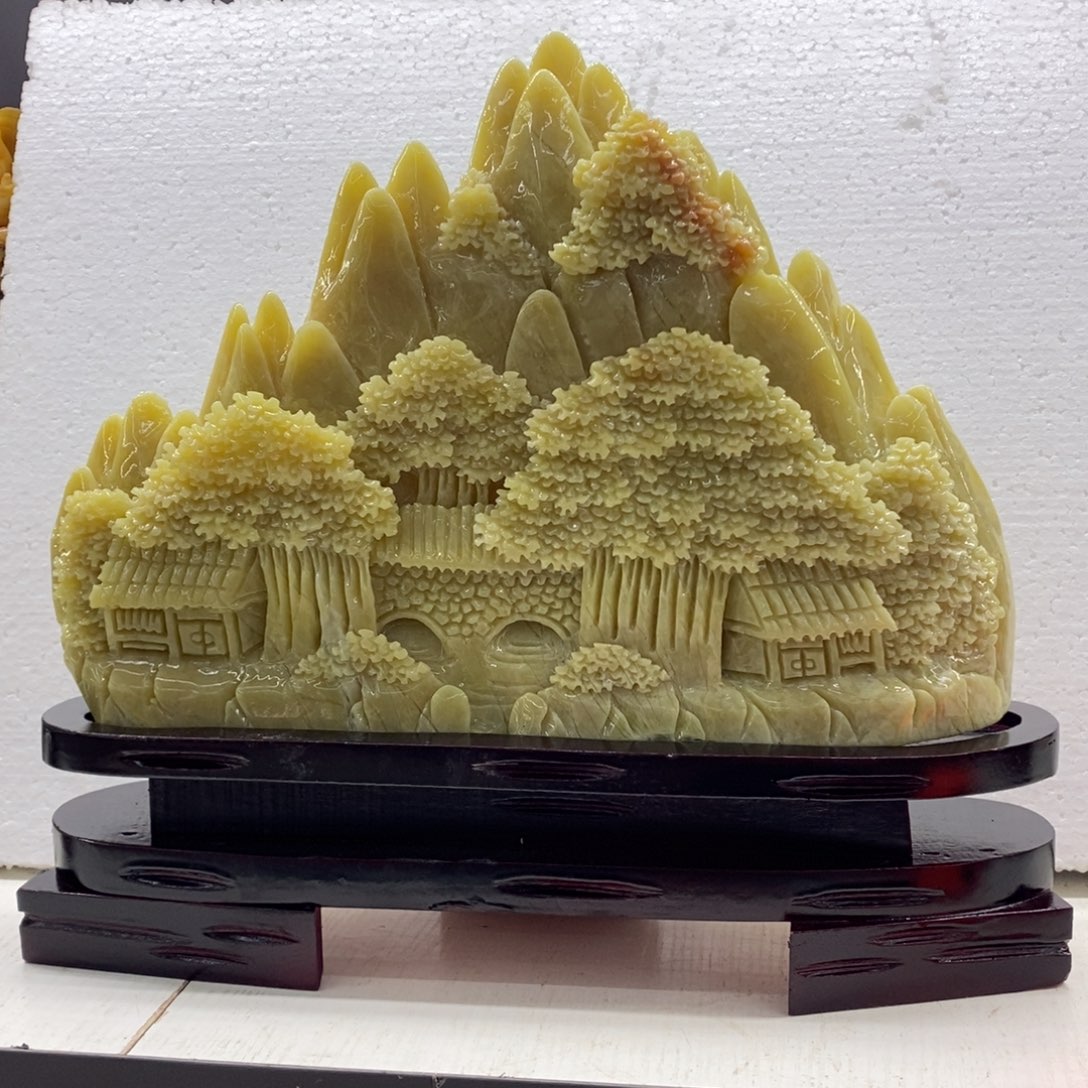 【闪购商品】蛇纹石玉（覆膜）珠宝奇石未镶嵌