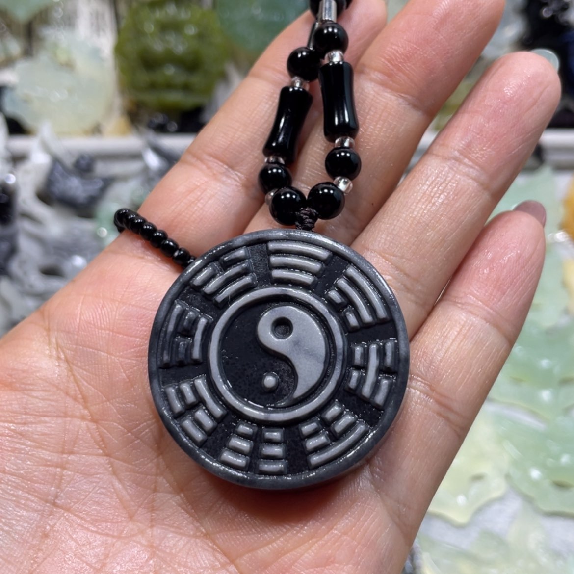 【闪购商品】岫玉未镶嵌颈饰52吊坠