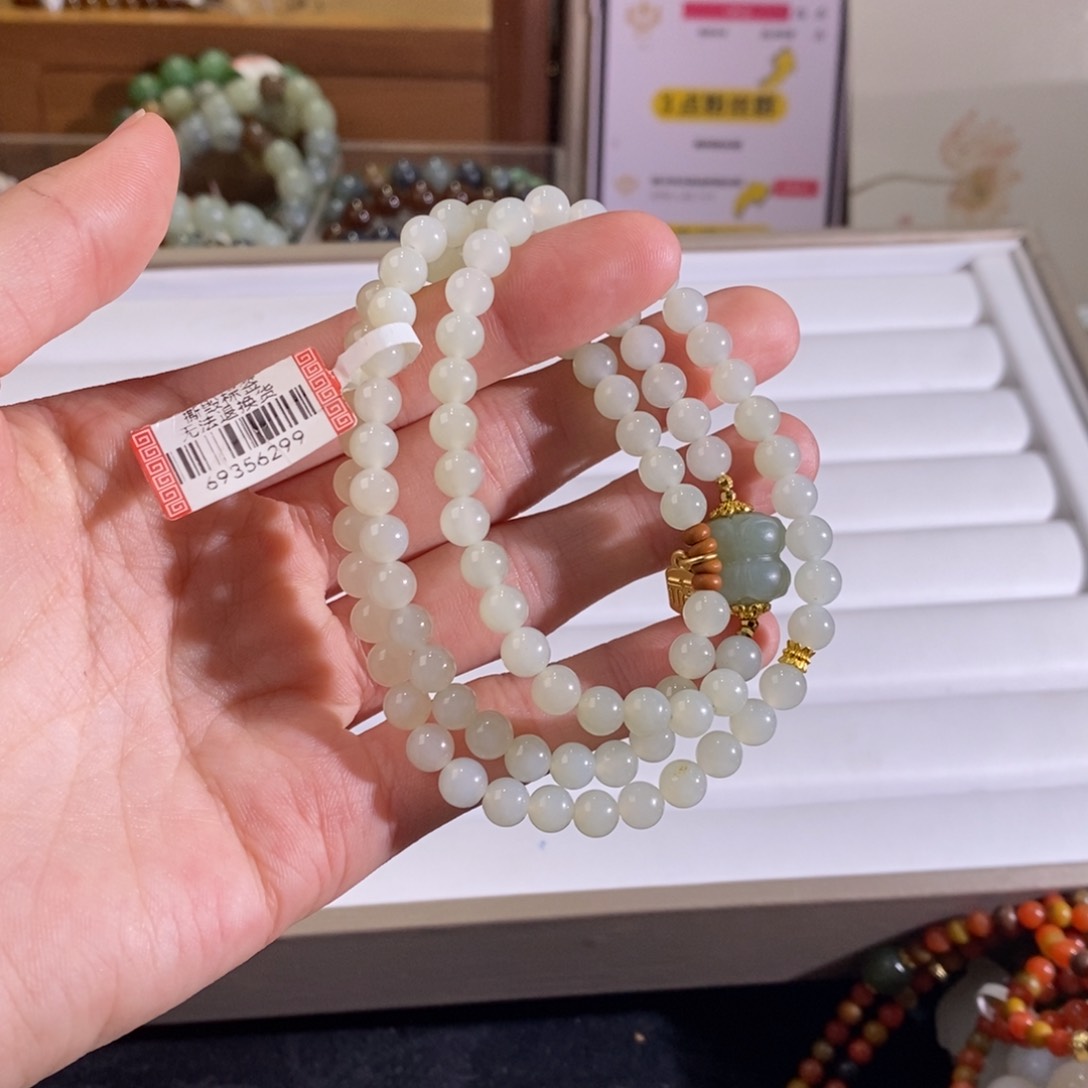 和田玉手链未镶嵌