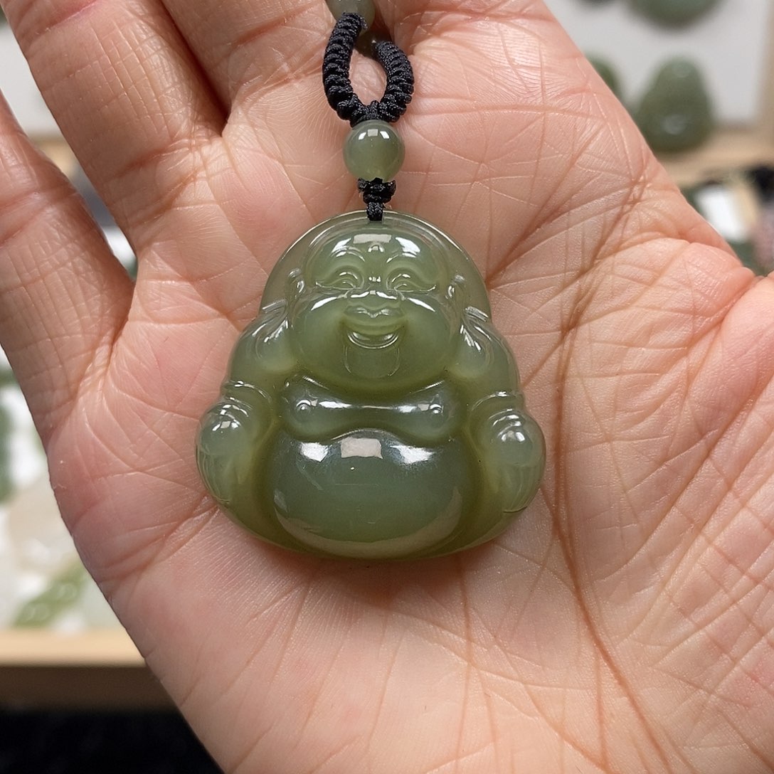 和田玉挂件未镶嵌卡35