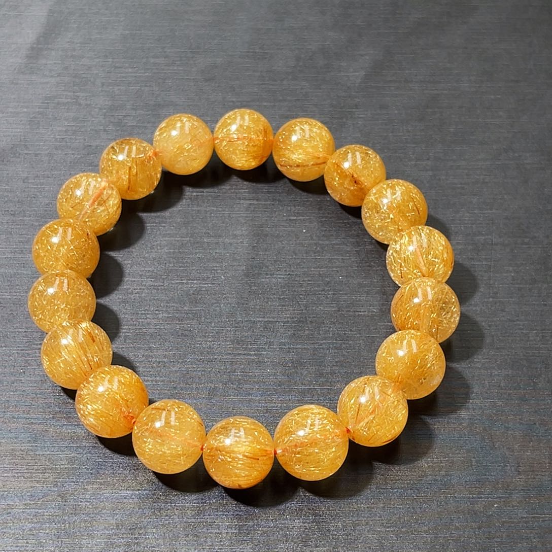 °***°发晶手串未镶嵌钛晶