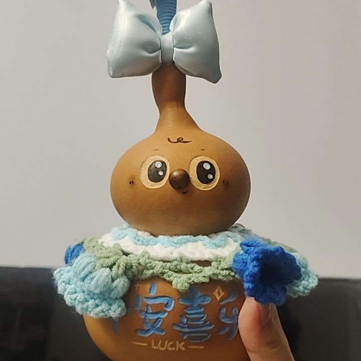 手作胖墩小可爱葫芦摆件挂件