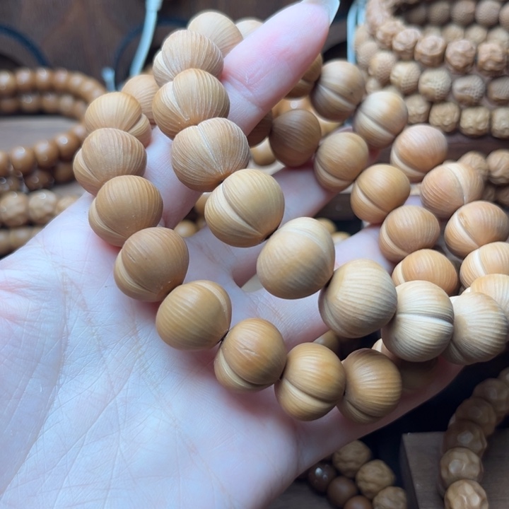 手串/手链核桃体验款拉丝屁桃手串刀痕黑点