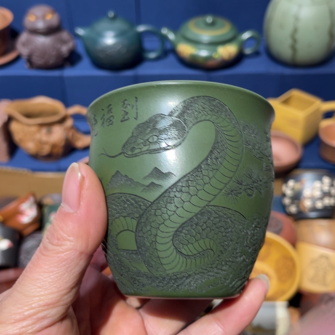 原矿紫砂手工主人杯