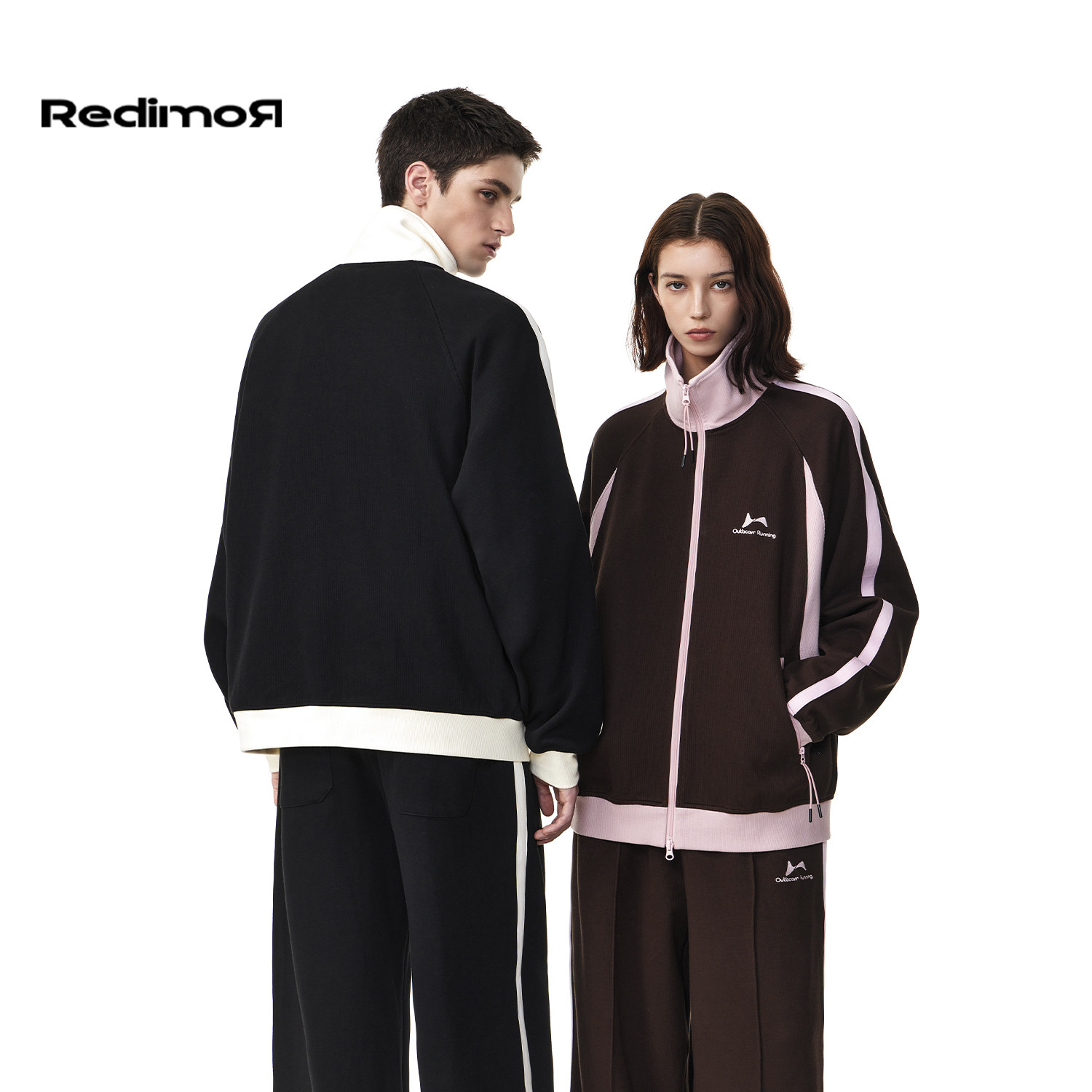 【REDIMOR】清仓 美式撞色运动立领夹克男女2025新款外套253RC1294