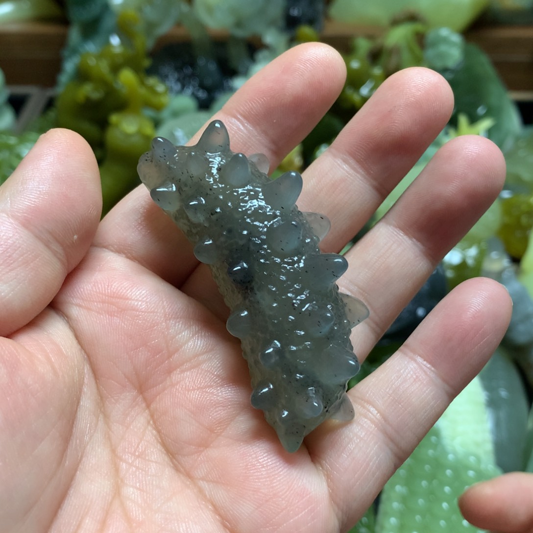 岫玉手把未镶嵌手把