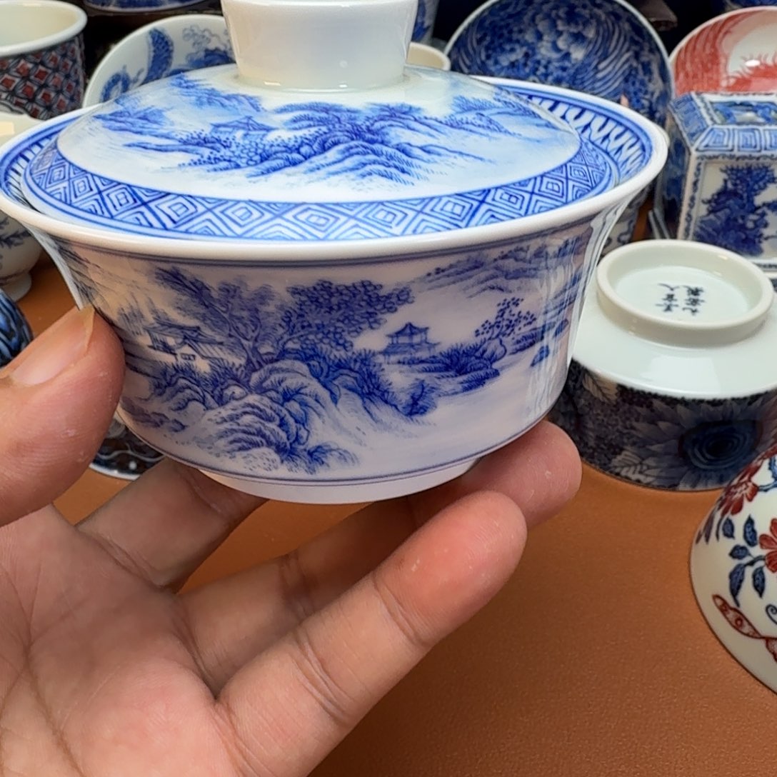 杯子景德镇全手工手绘陶瓷
