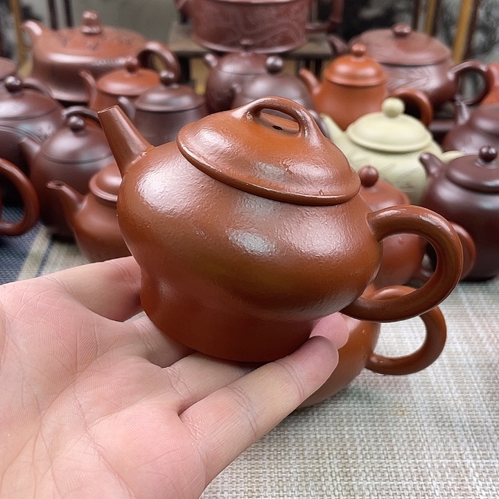 紫砂茶壶李*宜兴紫砂
