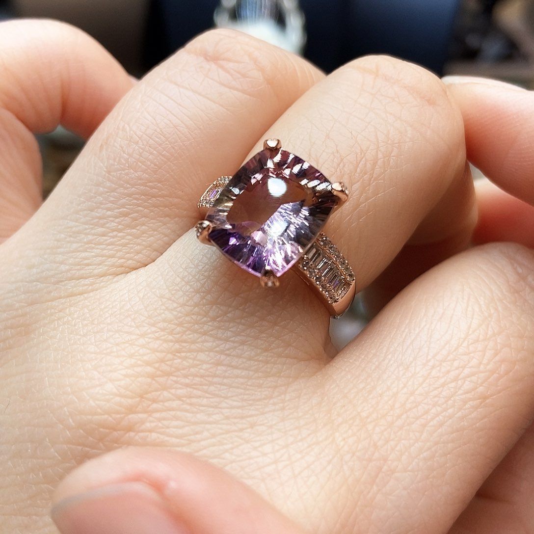 水晶戒指银S925镶嵌王***2