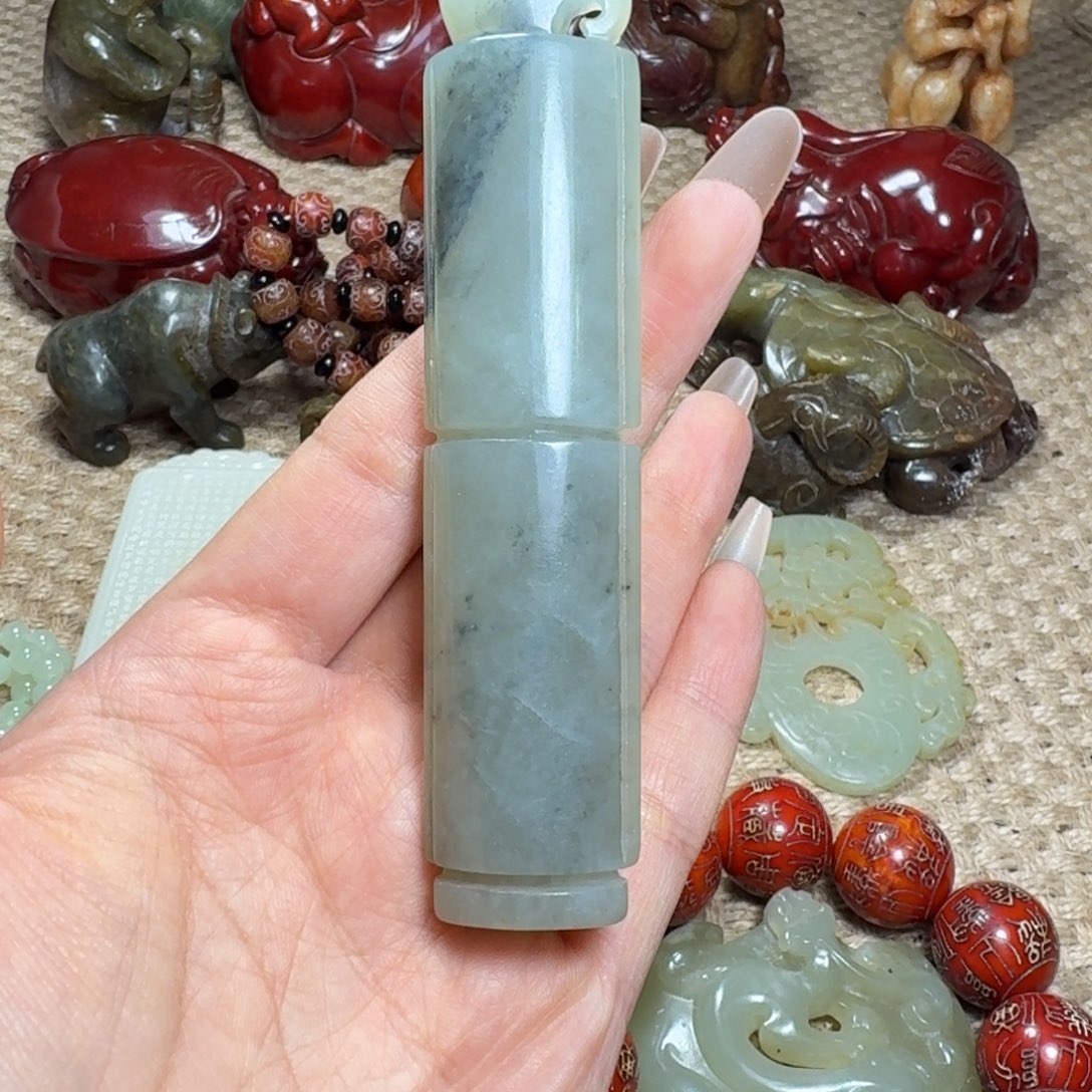 白玉菩提吊坠挂件