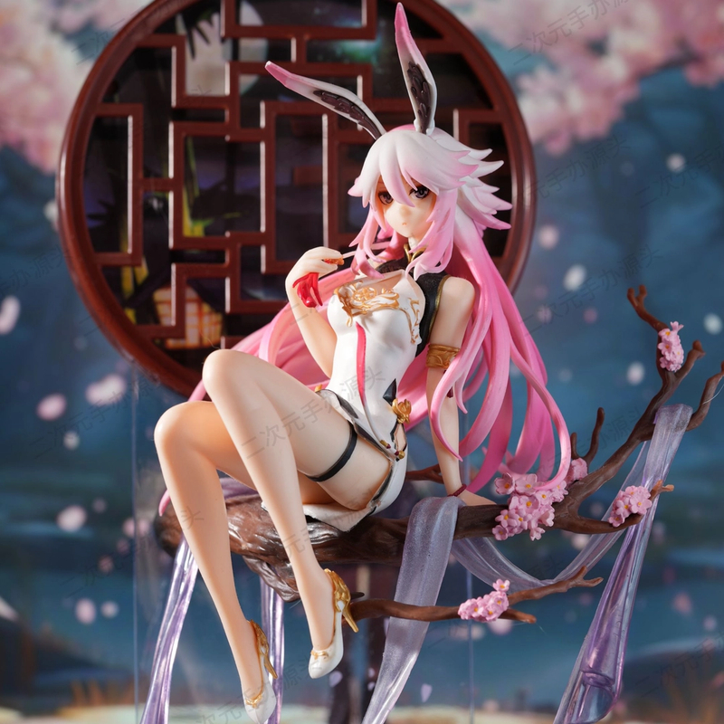 潮玩手办旗袍 二次元手办女生 机箱1/1手办八重樱手办男生最爱