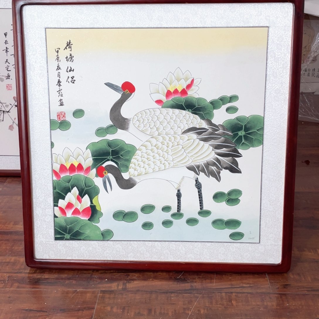 国画带框尺寸63*63厘米