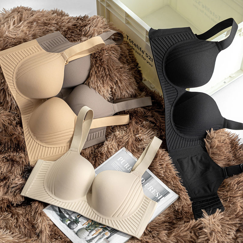 调整型大胸显小胸内衣女士收副乳防下垂上托无痕秋冬季新款文胸罩