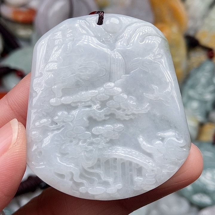 颈饰未镶嵌翡翠翡翠