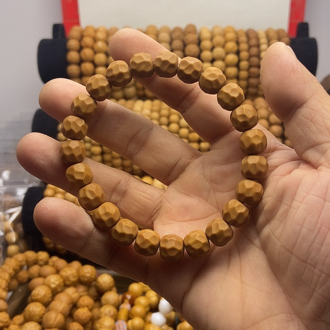 十***普猴头核桃手串猴头手串，微瑕无相
