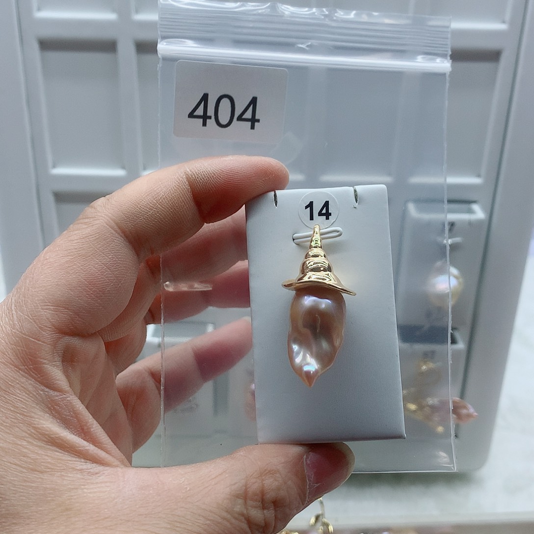 吊坠(不含链)淡水珍珠合金