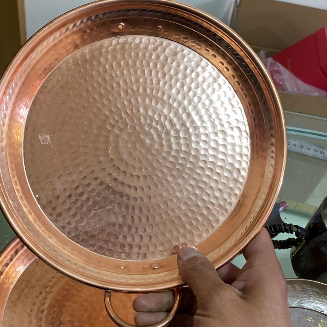 手工锻打工艺原色烤盘