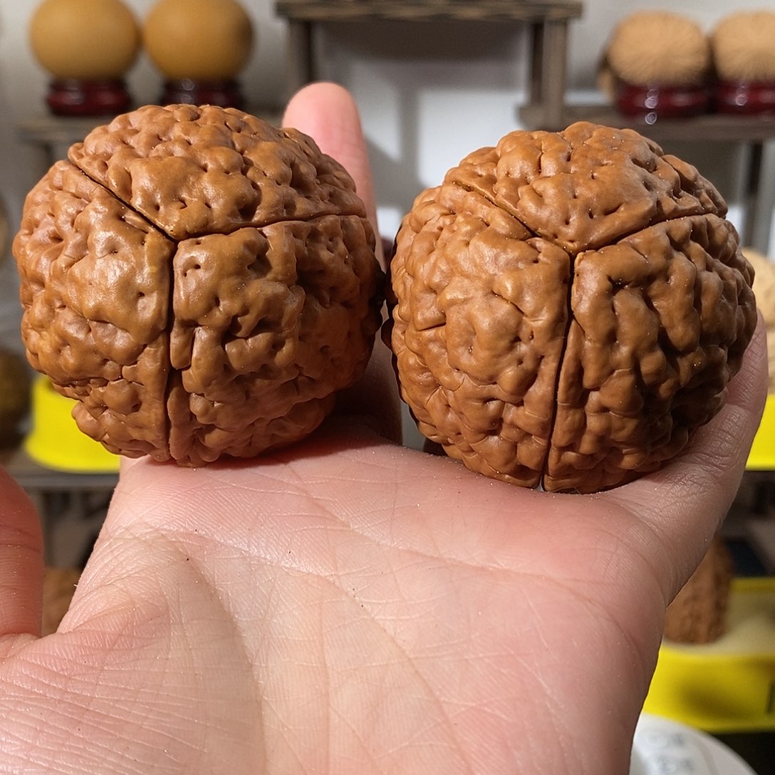 吊坠文玩核桃蒙****八三瓣脑纹金刚5461