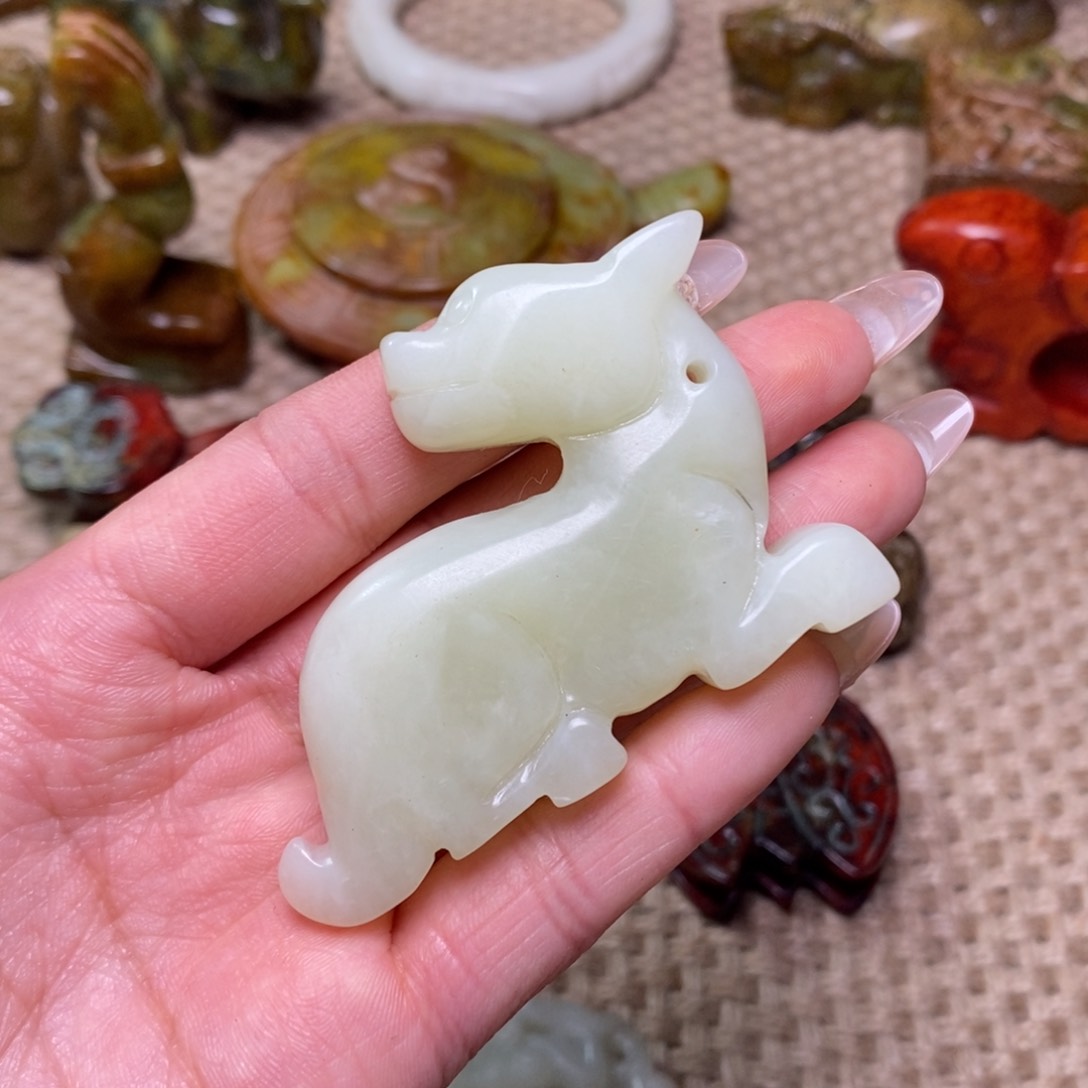 白玉菩提吊坠白玉菩提白玉菩提摆件