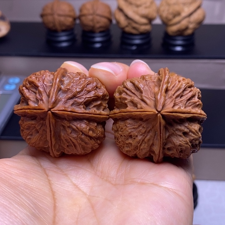 把件文玩核桃洛神牡丹78