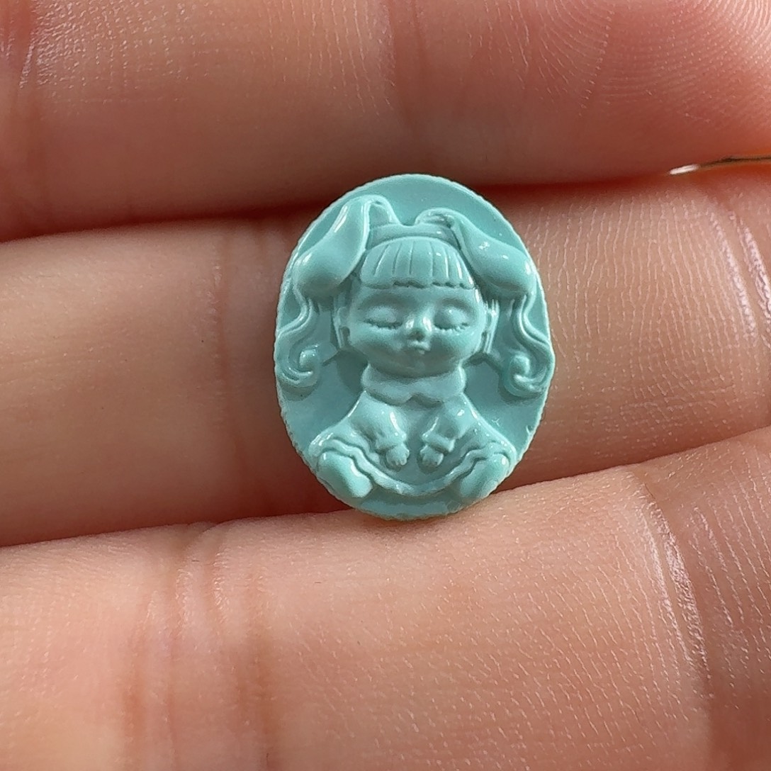 绿松石未镶嵌颈饰