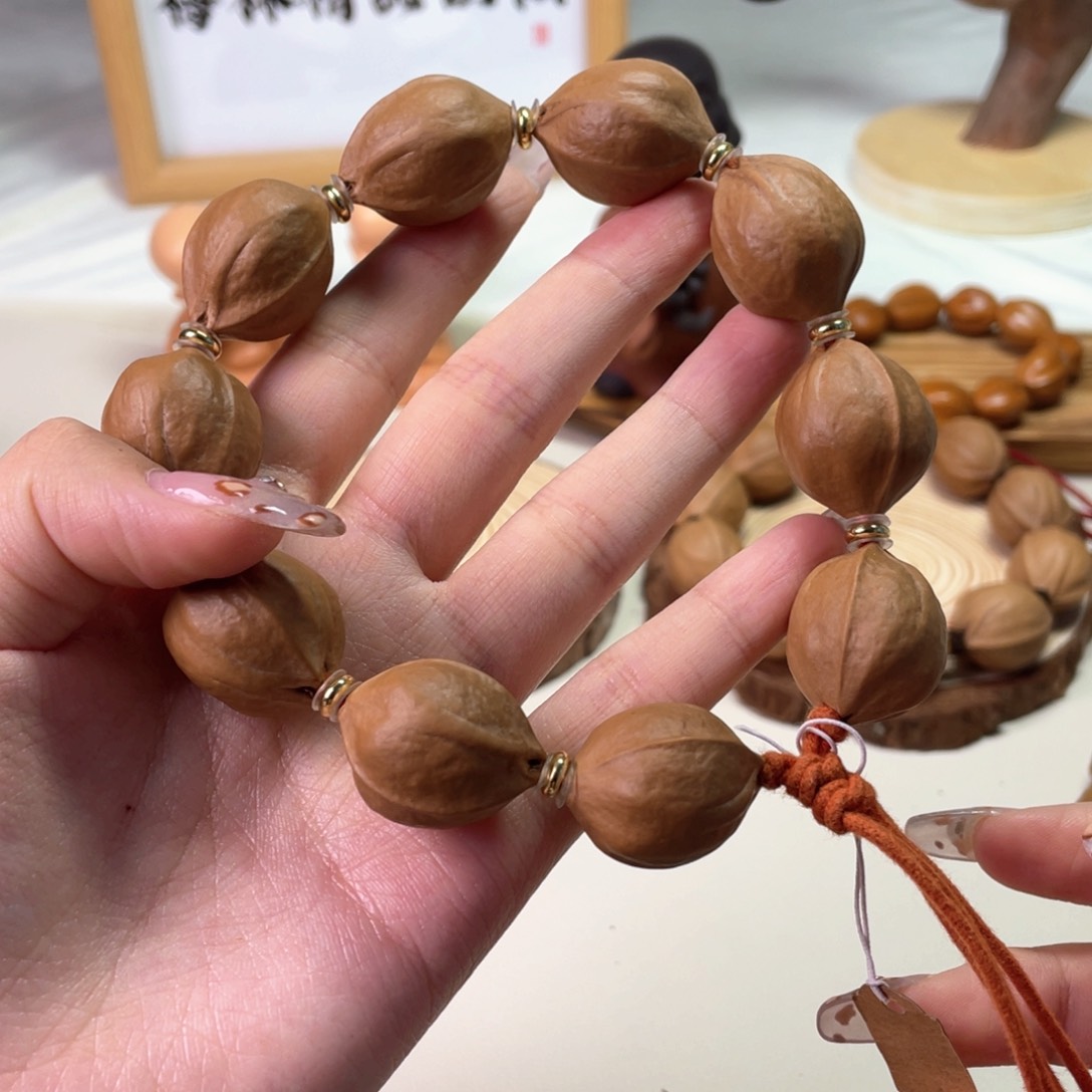 橄榄核手串/手链蓝*21.5 27梅林铁核