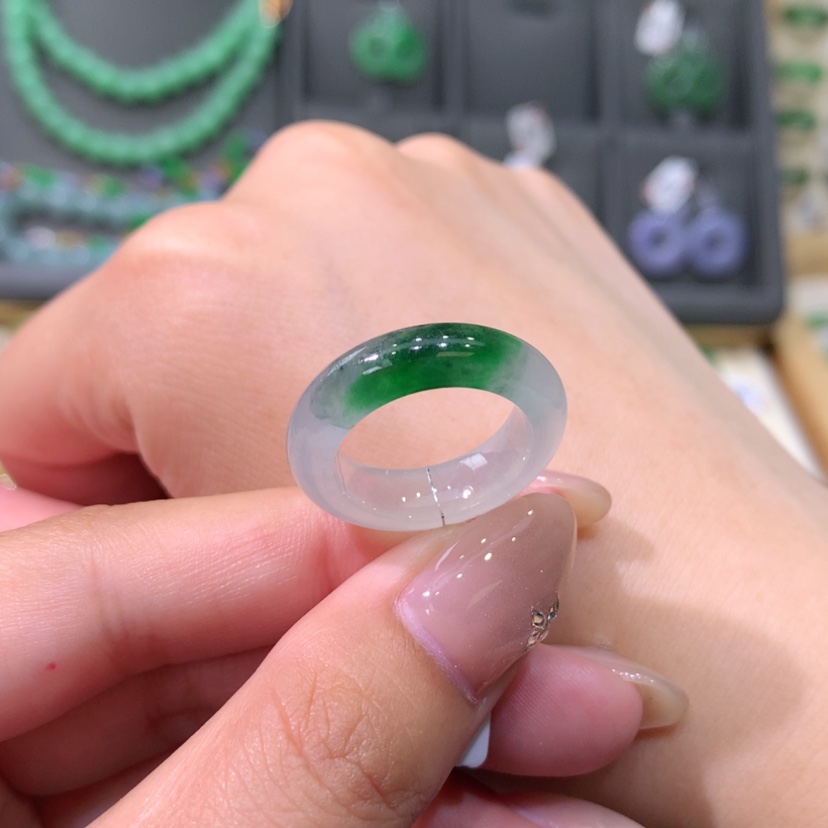 【闪购商品】未镶嵌戒指翡翠10号