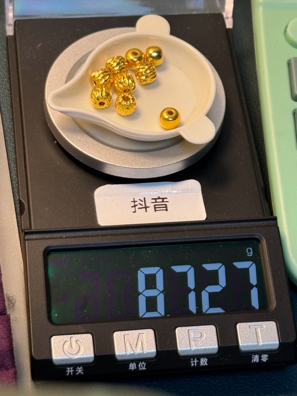 足金999 6mm百香籽老型珠8.727g怡