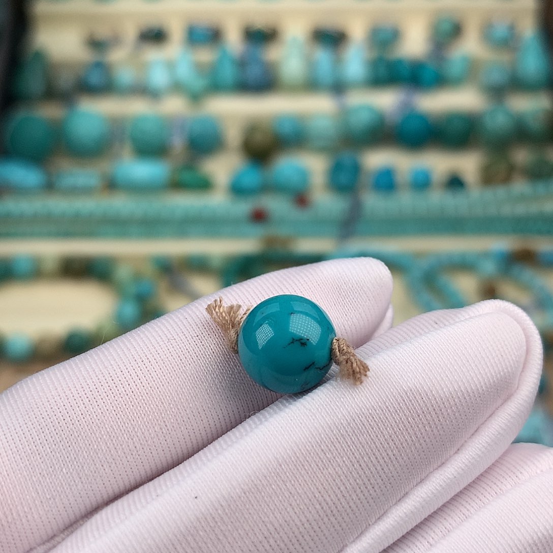 绿松石未镶嵌珠宝奇石9.8