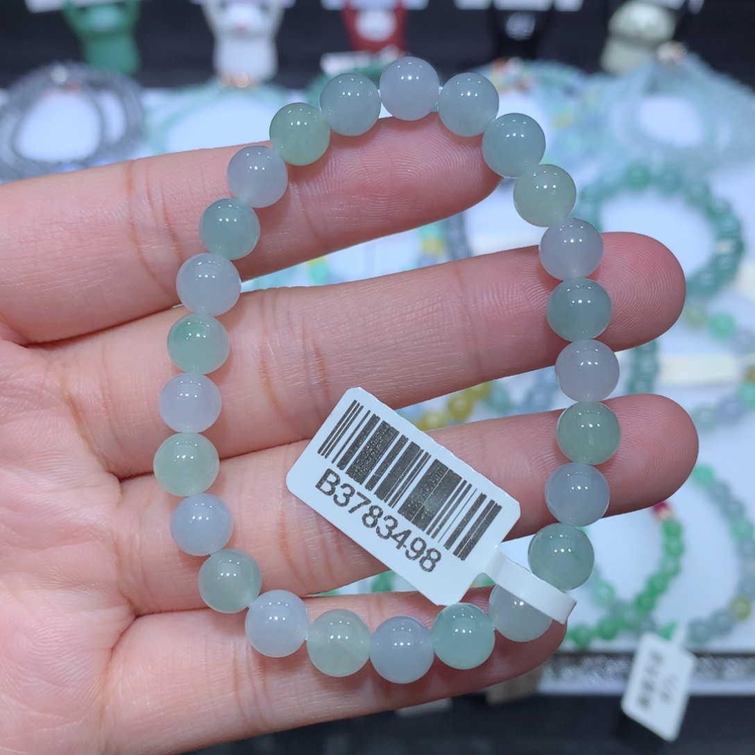 翡翠未镶嵌手串天然