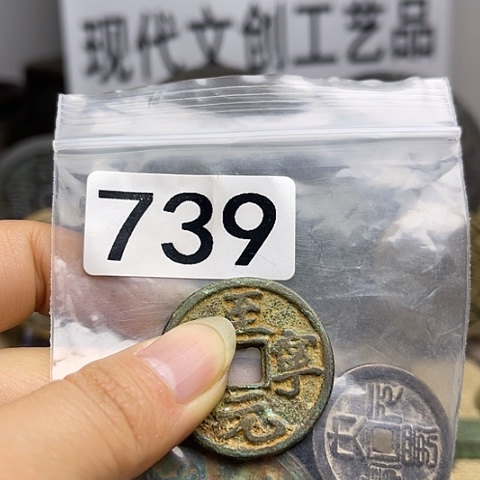 铜沧**栗现代文创工艺品现代花钱