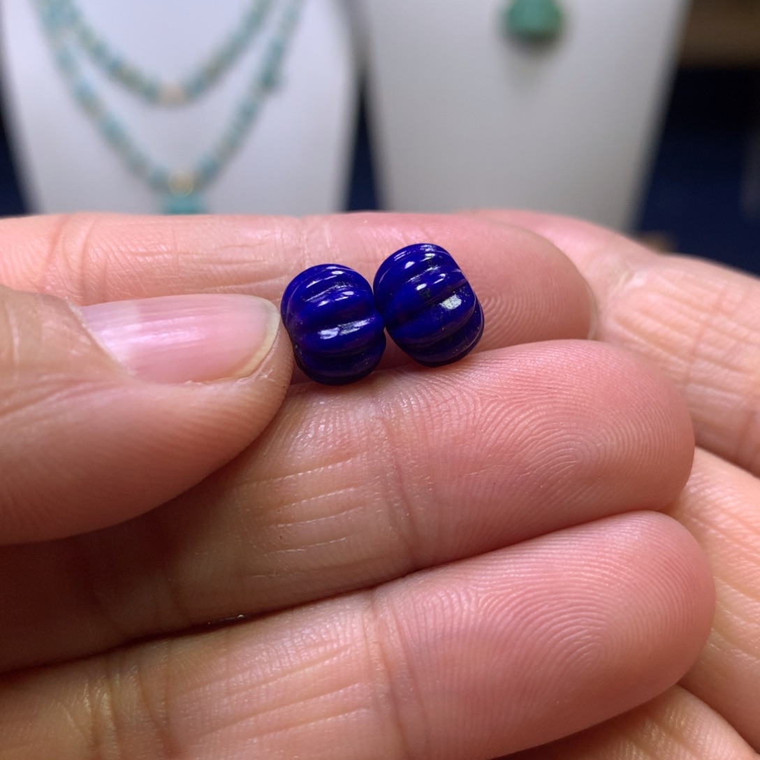 青金石未镶嵌配饰