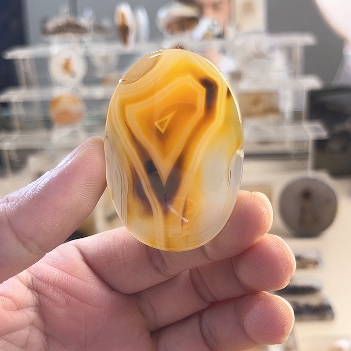 玛瑙/玉髓未镶嵌吊坠(不含链)