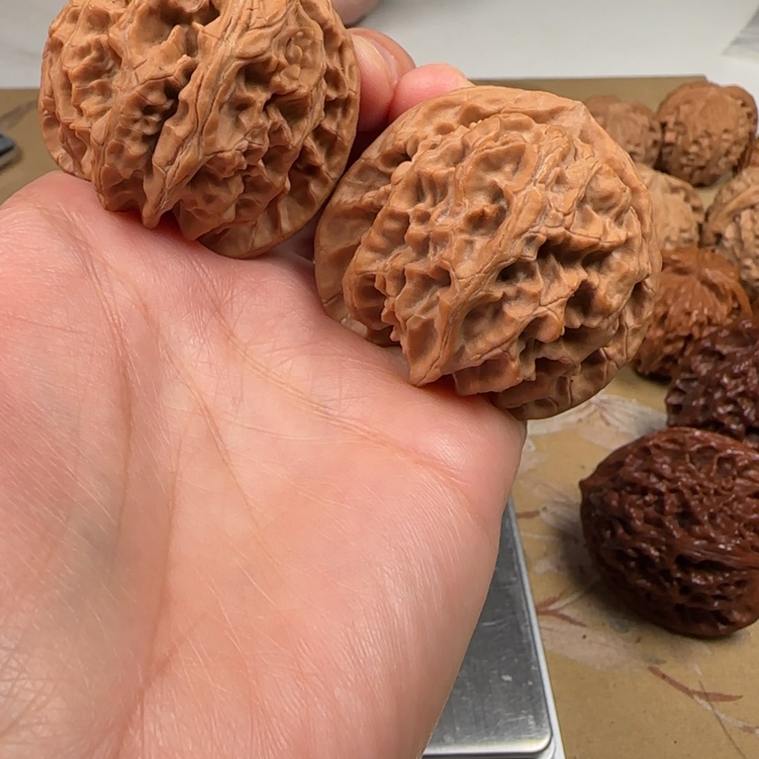 文玩核桃吊坠苹果43-17