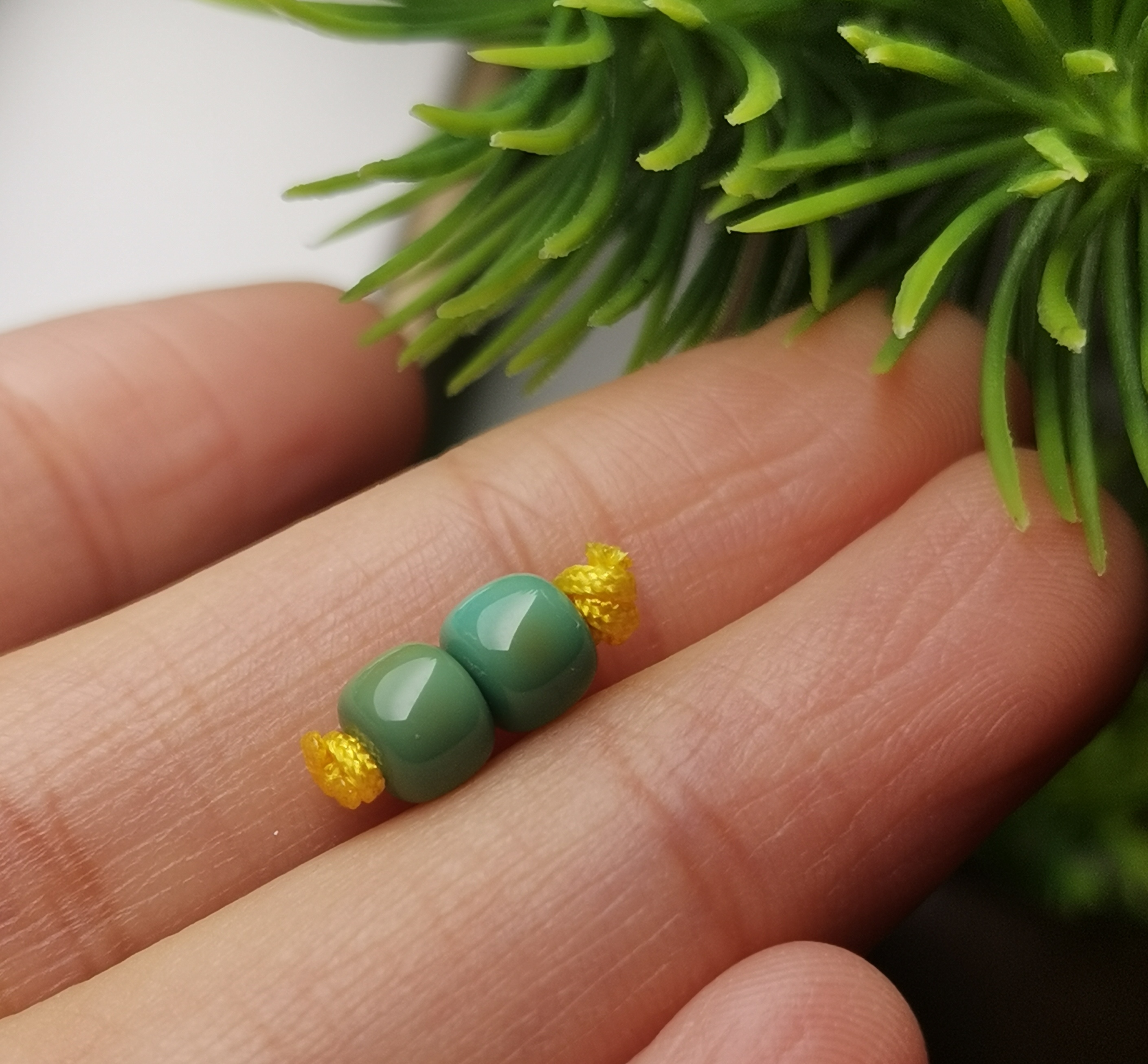 原矿绿松石老型 原矿高瓷干货 尺寸5-4 适配4左右的串