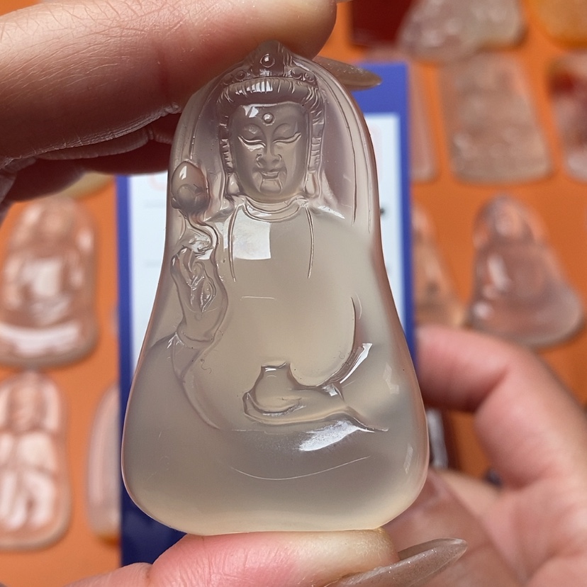 【闪购商品】玛瑙/玉髓颈饰未镶嵌小素衣