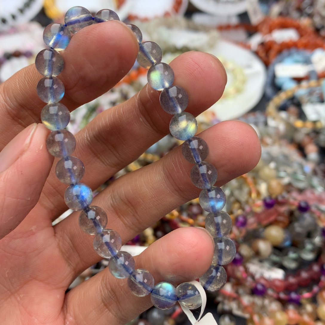 【闪购商品】拉长石手链未镶嵌手链