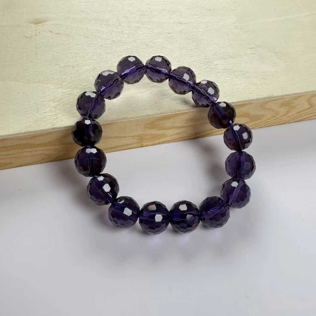 【静雯珠宝】H022 轻奢  紫飓晶 手串 多样性发其一