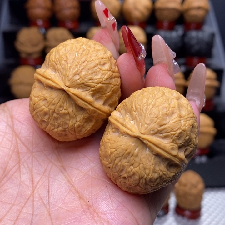 文玩核桃把件铁锤40号