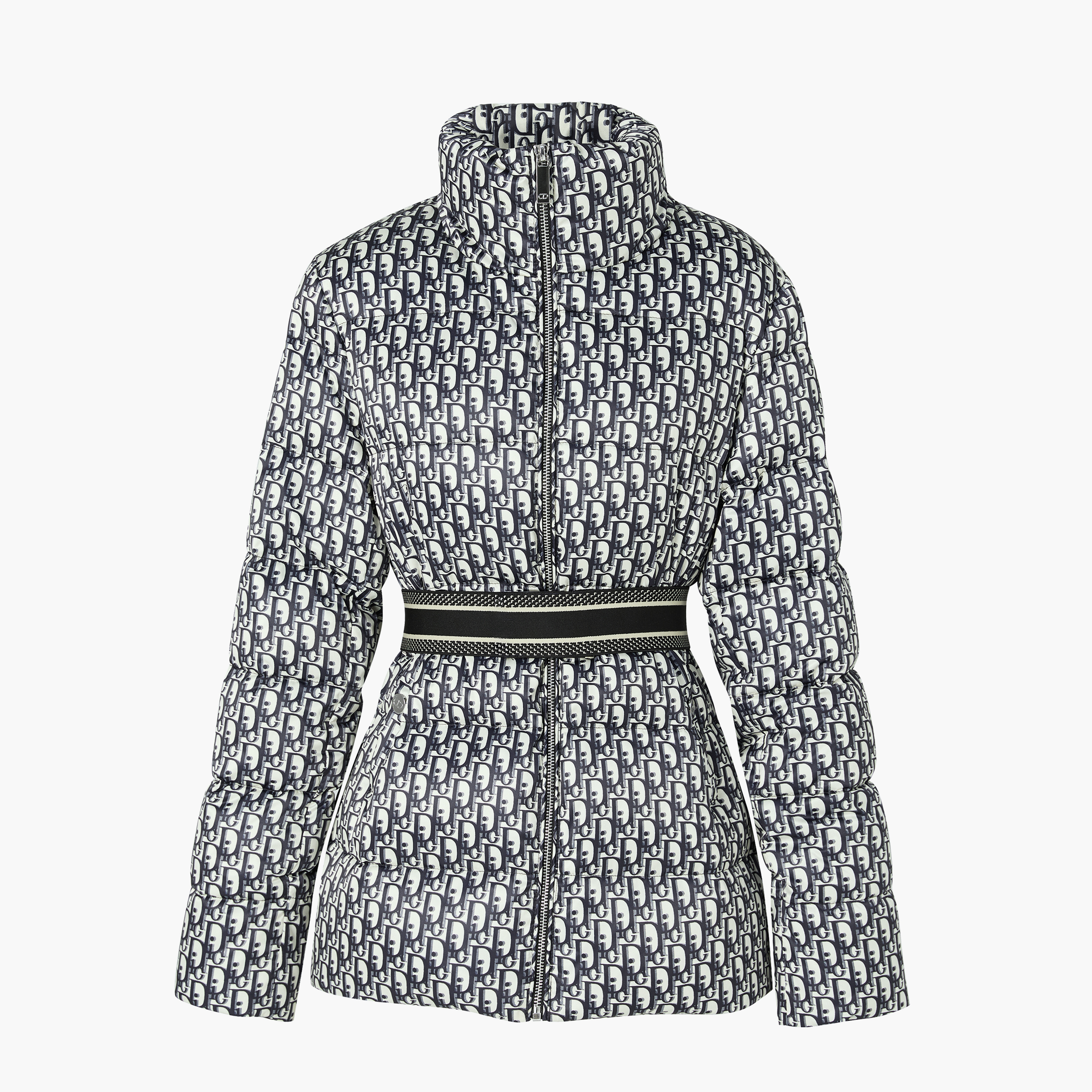 DIORA.RIM铭品圣迪奥秋冬女羽绒服老花短款收腰保暖百搭休闲外套a