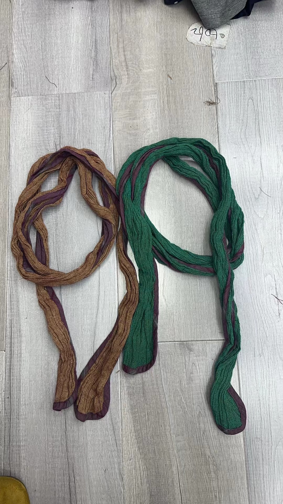 HY    拼色亚麻围巾