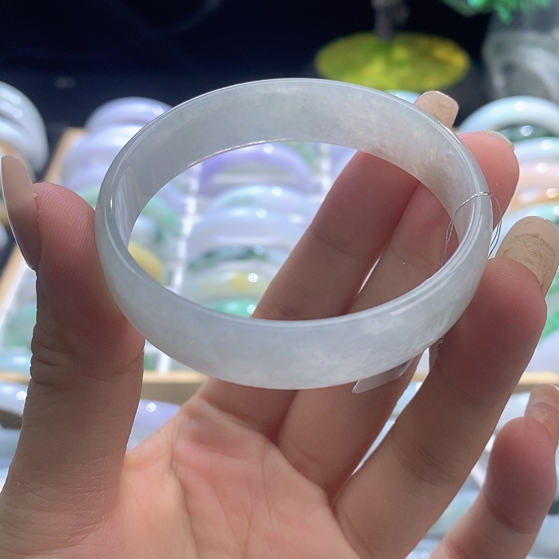 未镶嵌手链翡翠小雅53圈口