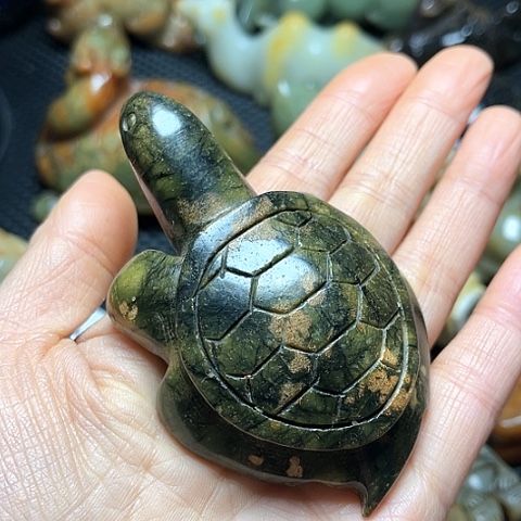 白玉菩提吊坠摆件